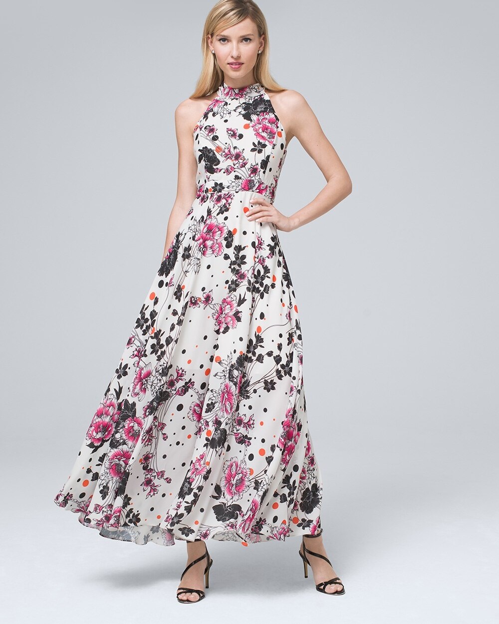 Nicole Miller New York Floral Maxi ...